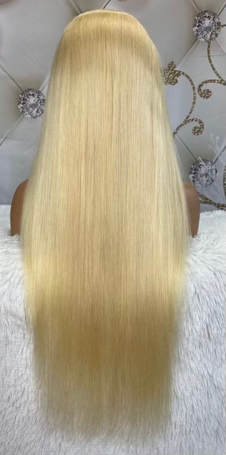613 Straight Transparent 13x4 Full Lace Wig